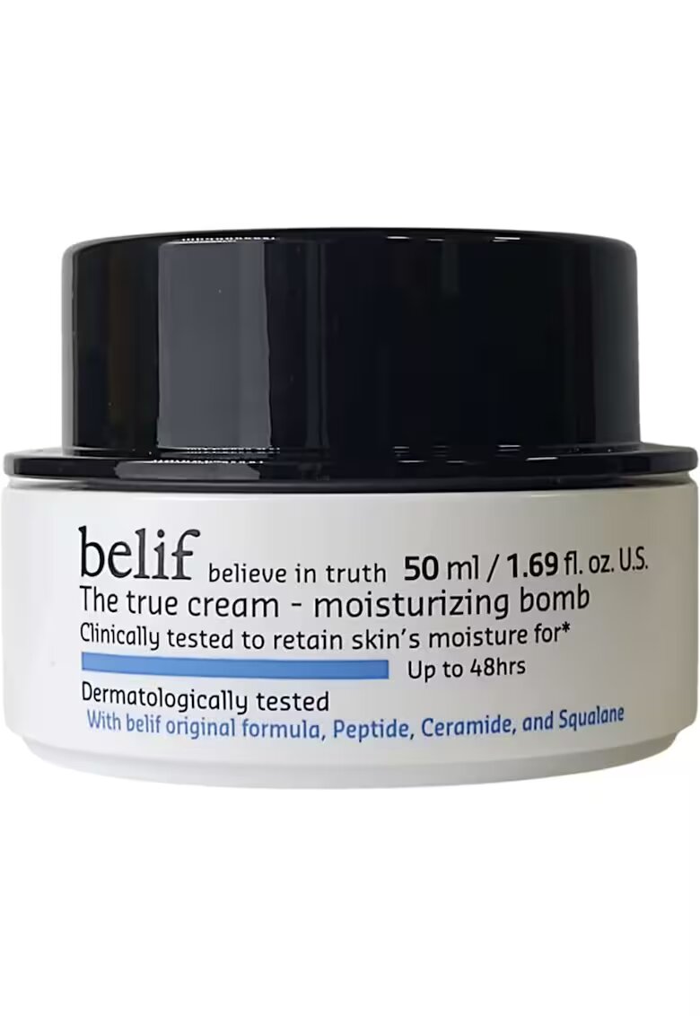BELIF Crema de fata ultra-hidratanta cu extract de frunza de tataneasa - The True Cream-Moisturizing Bomb - 50 ml