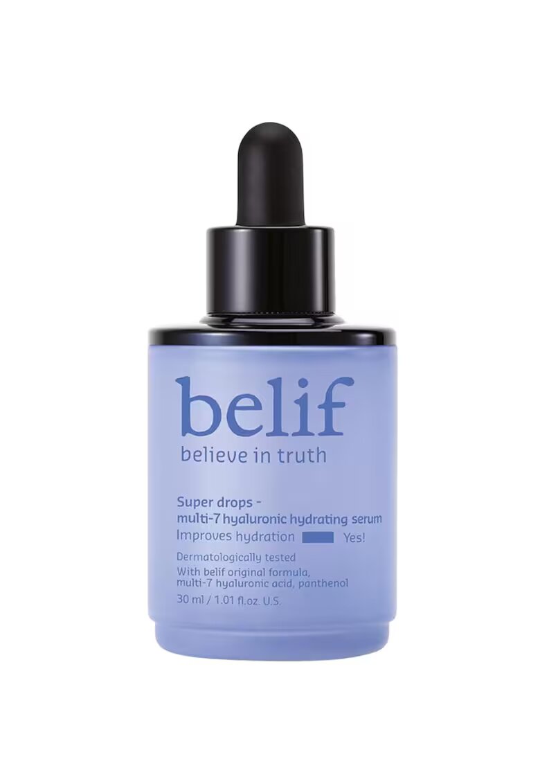 BELIF Ser de fata cu 7 tipuri de acid hialuronic - Super Drops - 30 ml