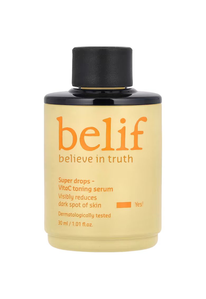 BELIF Ser de fata iluminator - Super Drops 5% Niacinamide & Vitamin C Brightening Serum - 30 ml