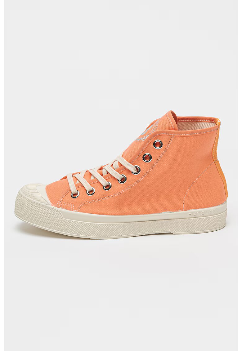 Bensimon Tenisi high-top cu varf intarit - Portocaliu mandarina
