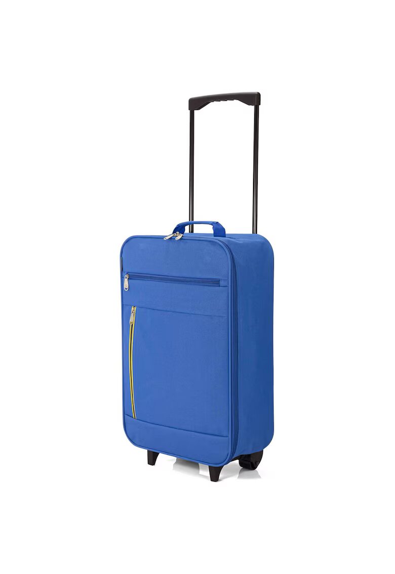 Benzi Troler Cabina - Pliabil - Poliester - 2 Roti - BZ 5813 - Albastru