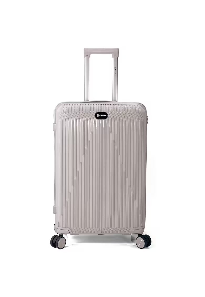 Benzi Troler mediu BZ 5819 - 4 roti 360° - Gri