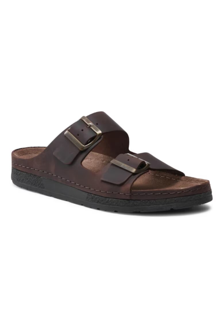 Berkemann Papuci barbati 207912267 - Piele naturala/Piele nabuc - Maro - Maro