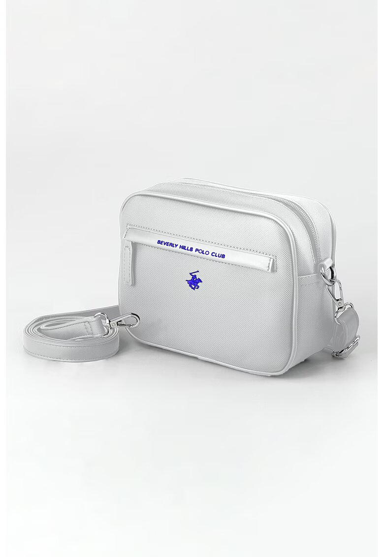 Beverly Hills Polo Club Geanta crossbody de piele ecologica - Alb