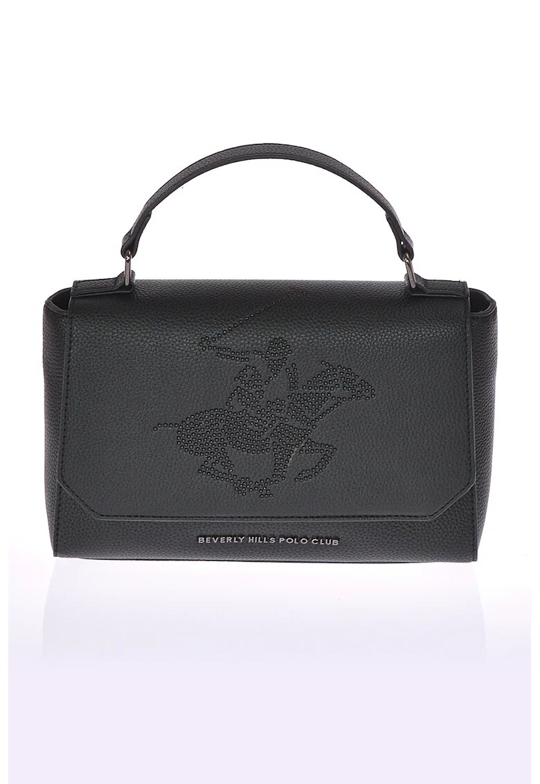 Beverly Hills Polo Club Geanta crossbody de piele ecologica - Negru