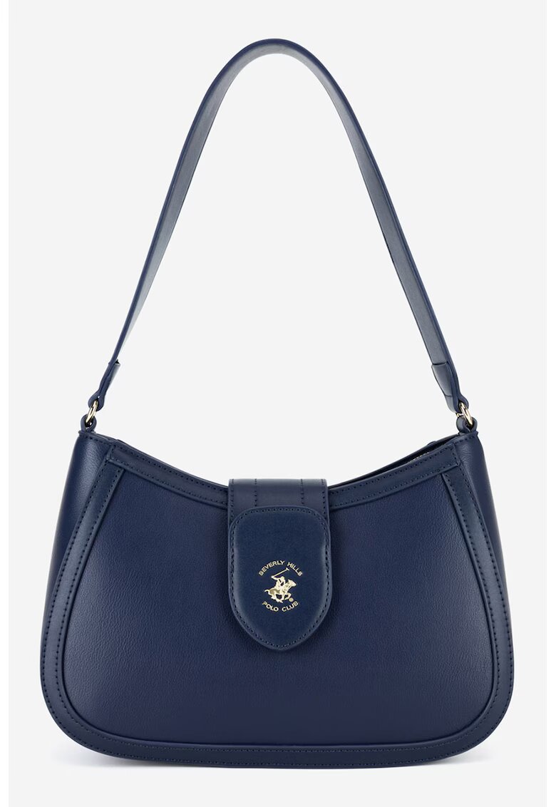 Beverly Hills Polo Club Geanta de piele ecologica cu bareta de umar - Bleumarin