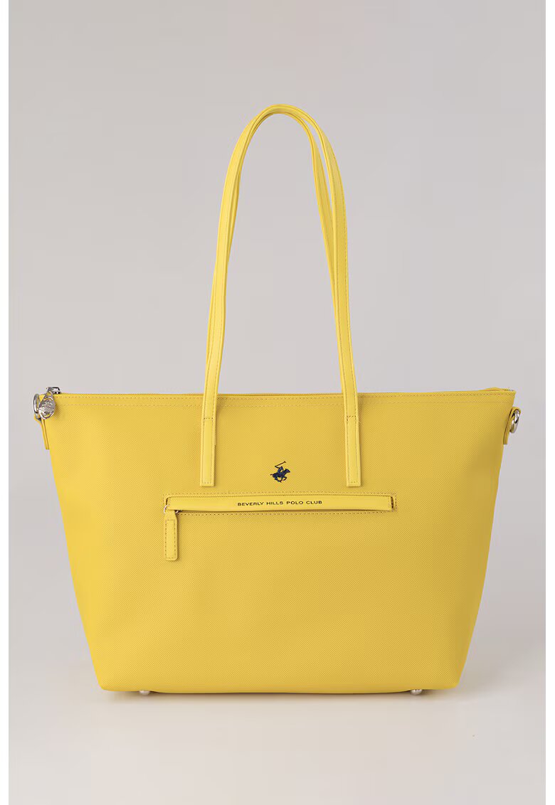 Beverly Hills Polo Club Geanta shopper de piele ecologica - Galben