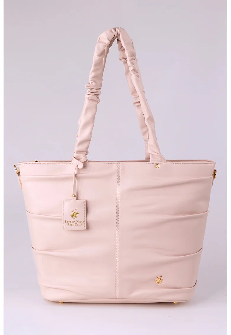 Beverly Hills Polo Club Geanta tote de piele ecologica - Roz