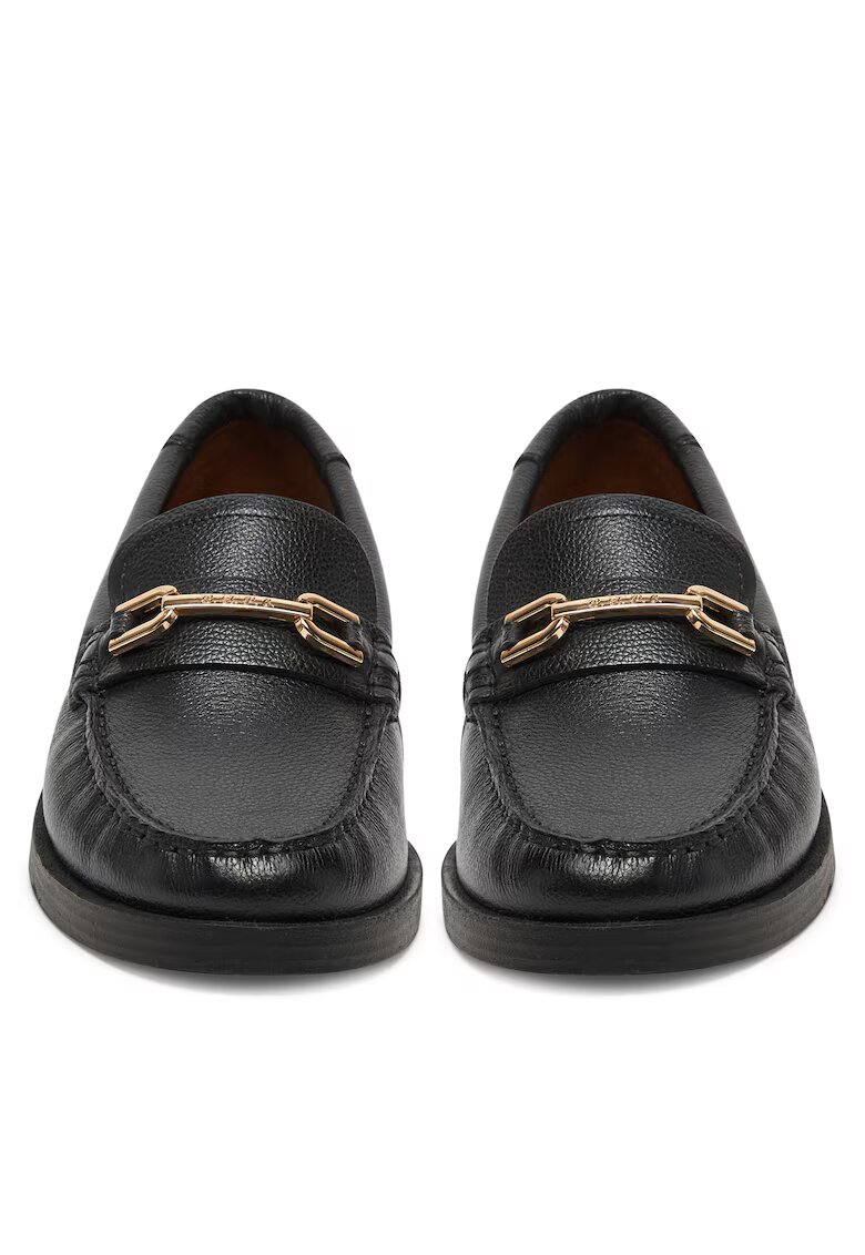 Beverly Hills Polo Club Mocasini dama piele naturala - negru