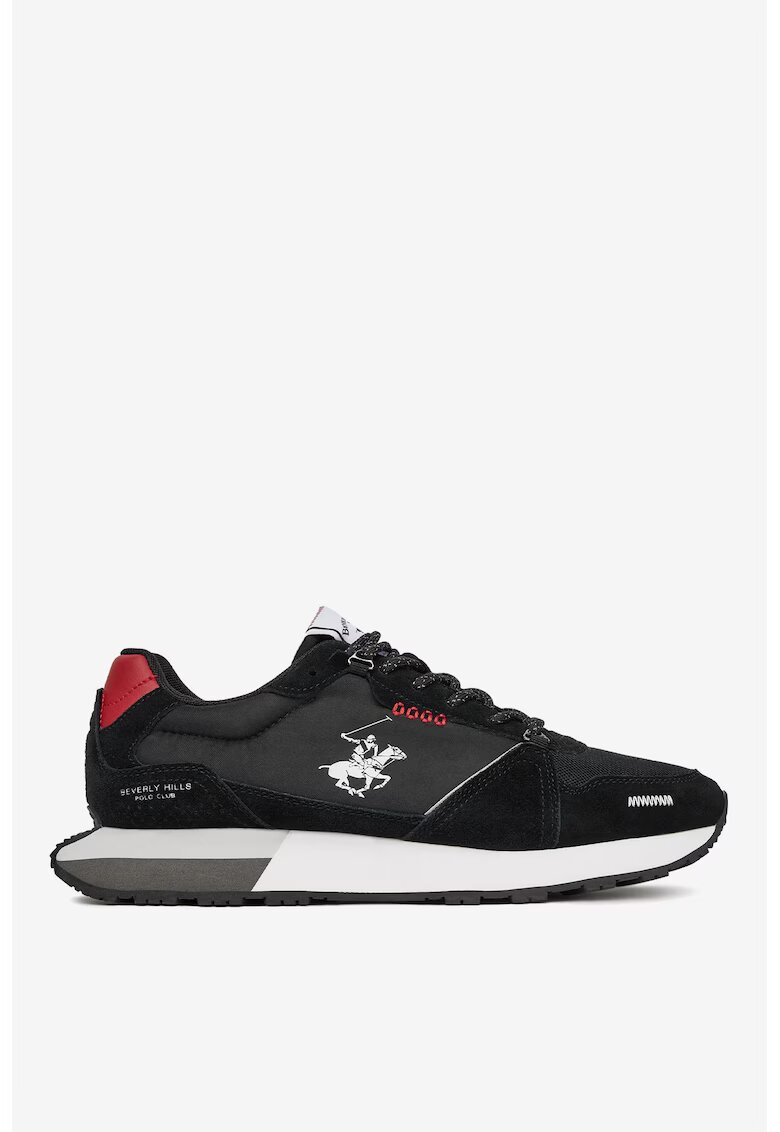 Beverly Hills Polo Club Pantofi barbati 5904862883991 - Textil - Negru - Negru