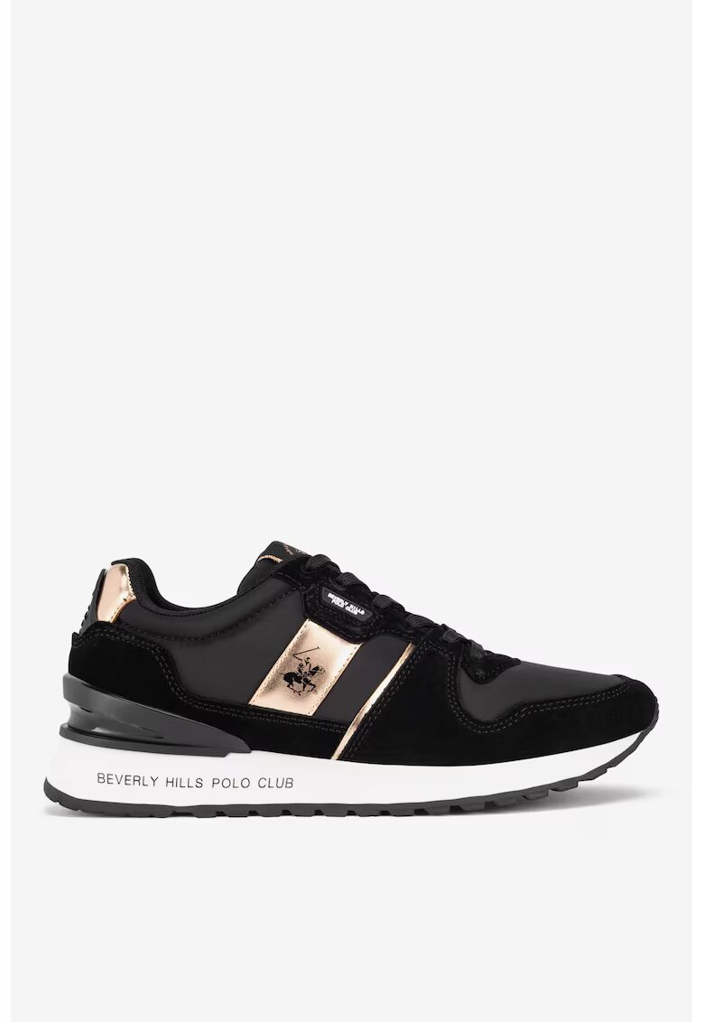 Beverly Hills Polo Club Pantofi sport dama 5905588907978 - Piele intoarsa - Negru - Negru