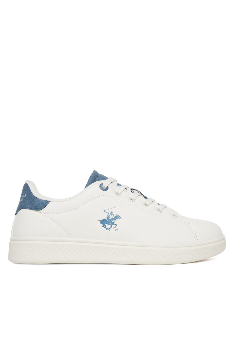 Beverly Hills Polo Club Pantofi sport dama - albi - piele ecologica -
