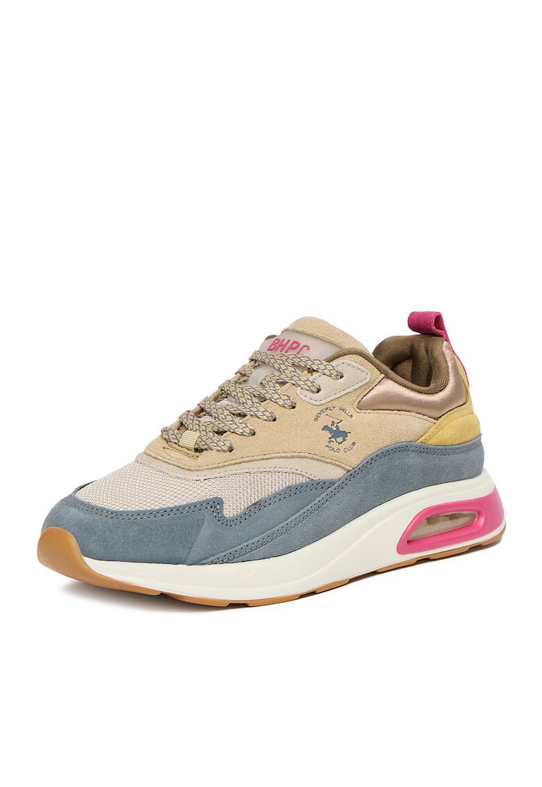 Beverly Hills Polo Club Pantofi sport dama - EO-L240061 - piele naturala - multicolor