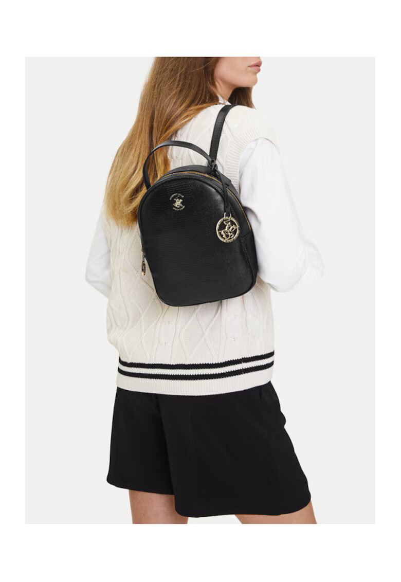 Beverly Hills Polo Club Rucsac dama negru - 30x45cm