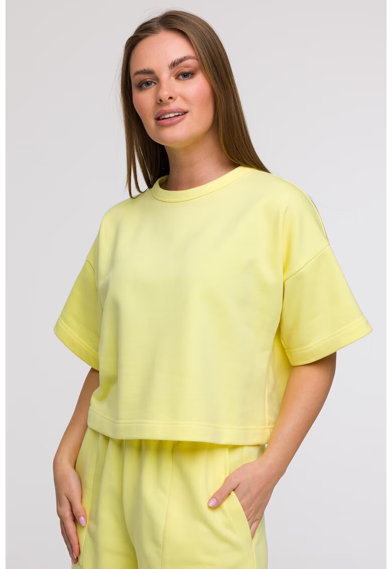 BeWear Bluza oversize cu maneci scurte -