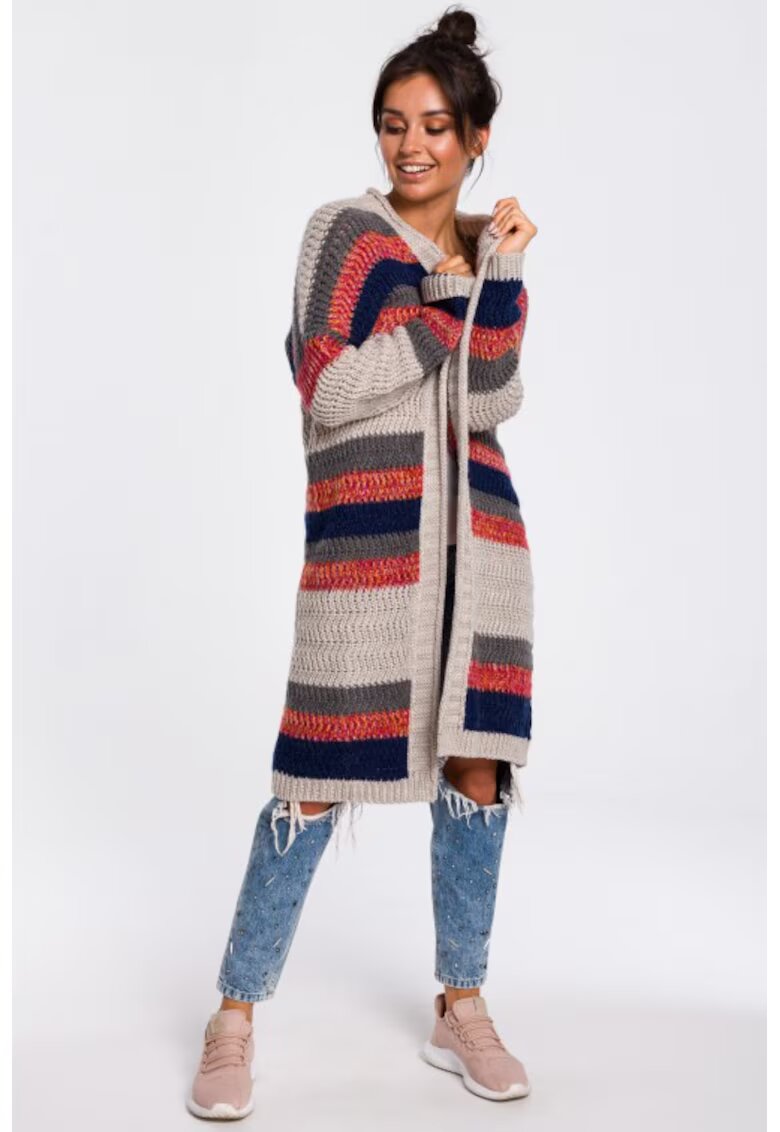 BeWear Cardigan cu dungi -