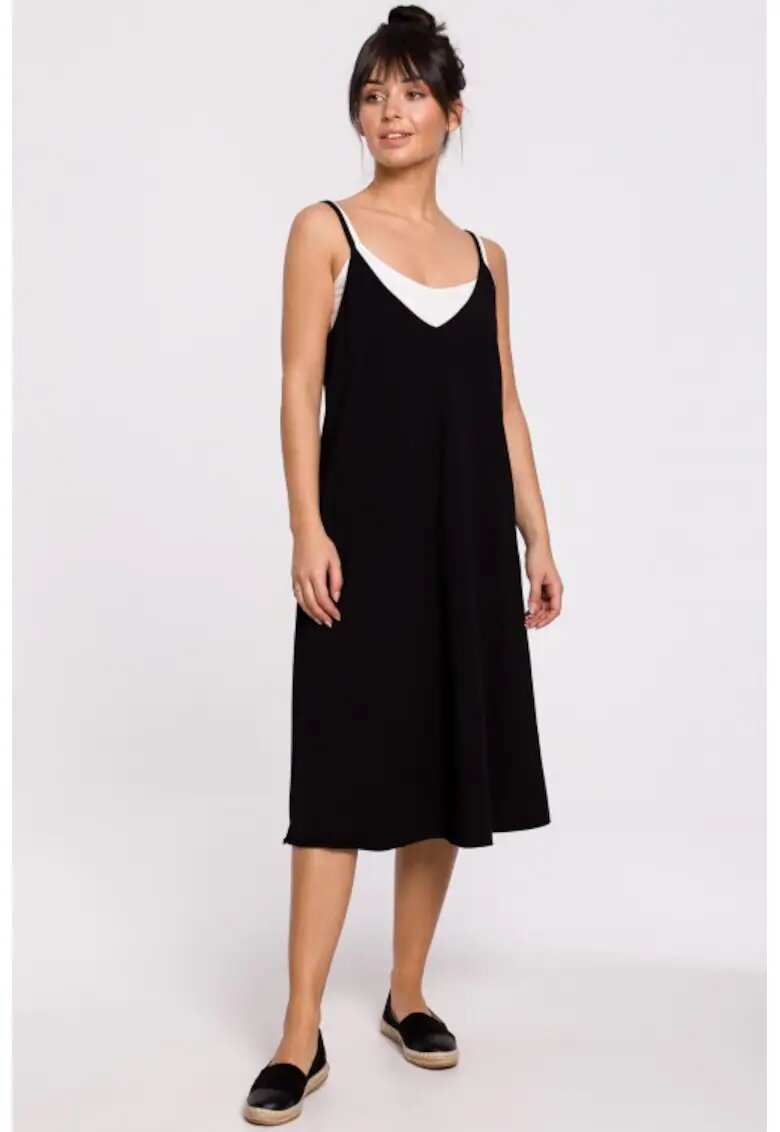 BeWear Rochie in straturi cu bretele - - Negru