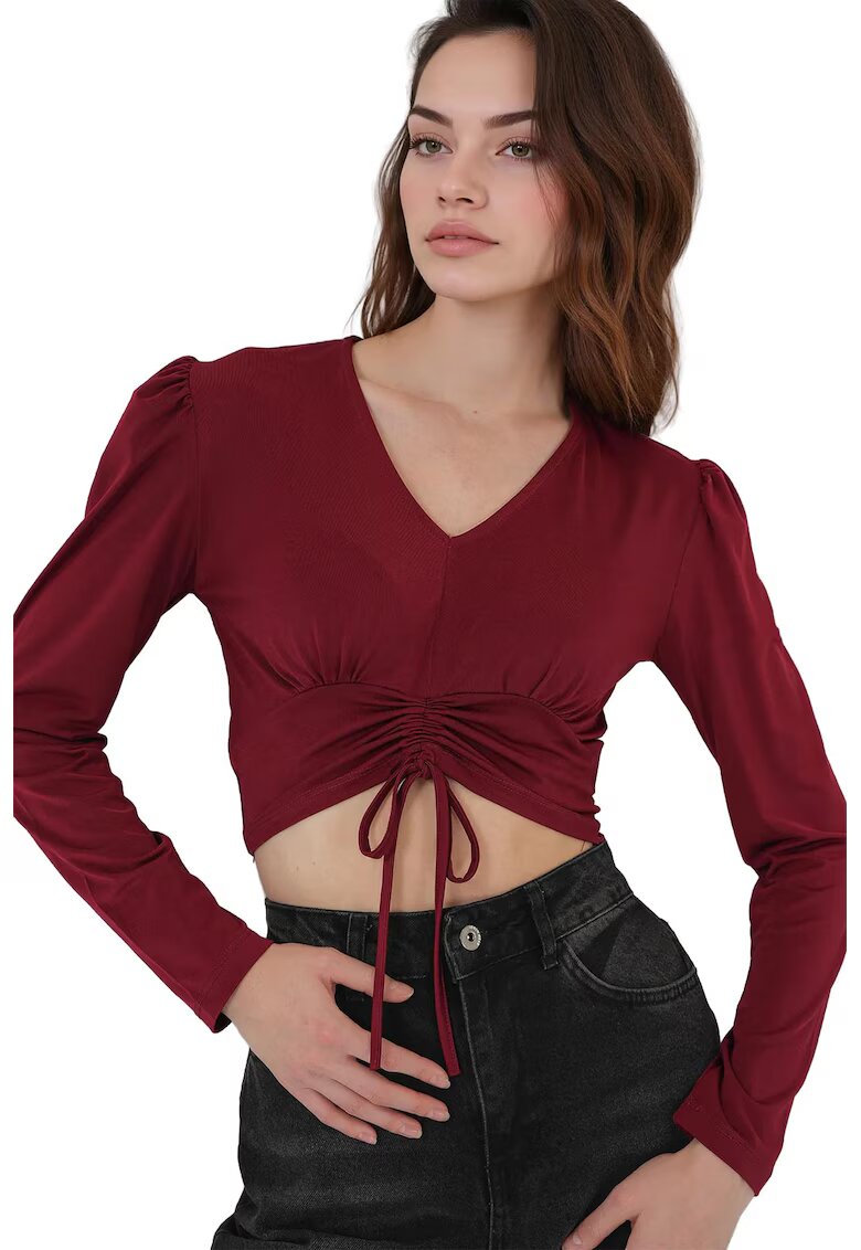 Big Dart Bluza pentru dama - HiCCUP - Poliester/Elastan - Rosu