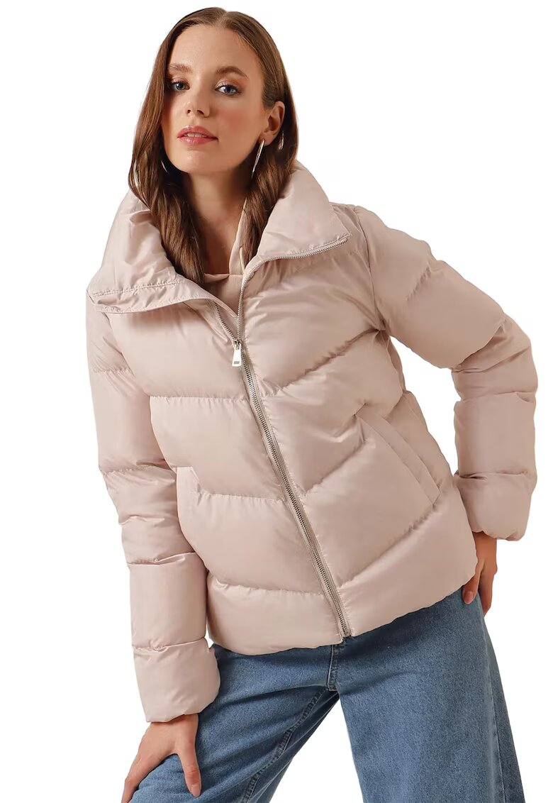 Big Dart Geaca dama - HiCCUP - Textil - Bej -