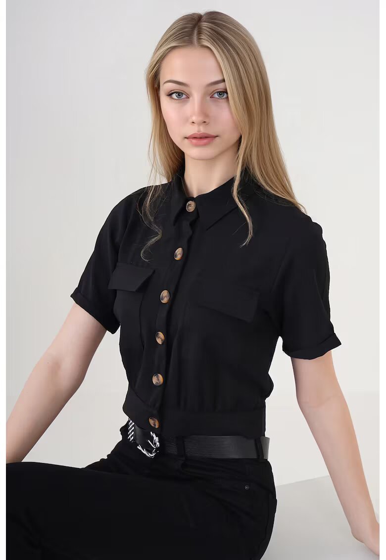 Big Dart Jacheta mulata dama HiCCUP - poliester/lycra - negru