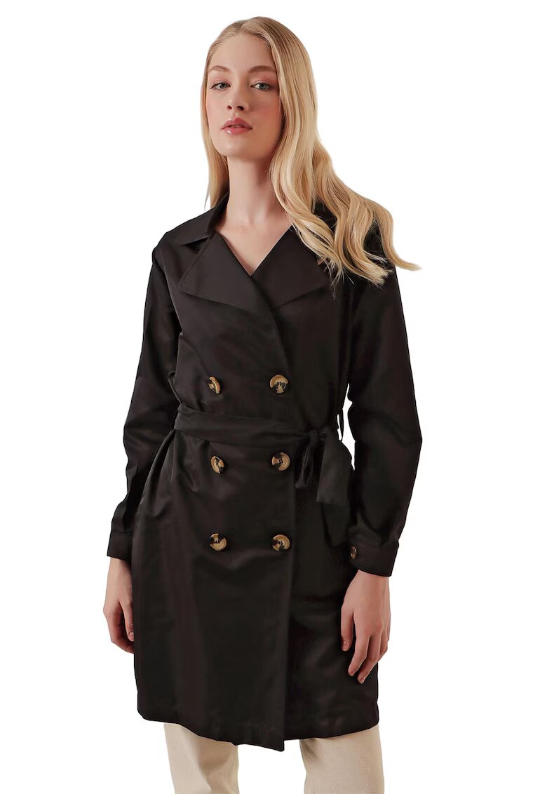Big Dart Trenci dama - HiCCUP - textil - negru