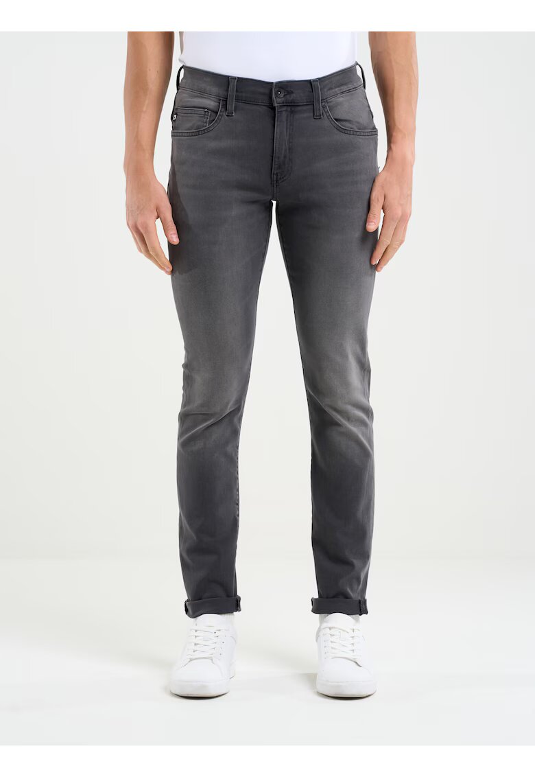 Big Star Blugi barbati model Deric 893 - skinny -gri - denim de inalta calitate - Albastru