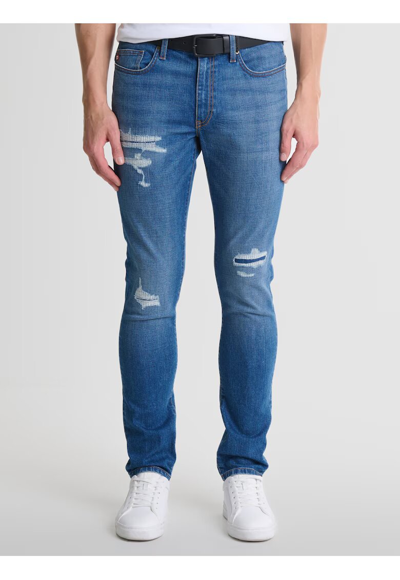 Big Star Blugi barbati - skinny - talie joasa - albastru - denim