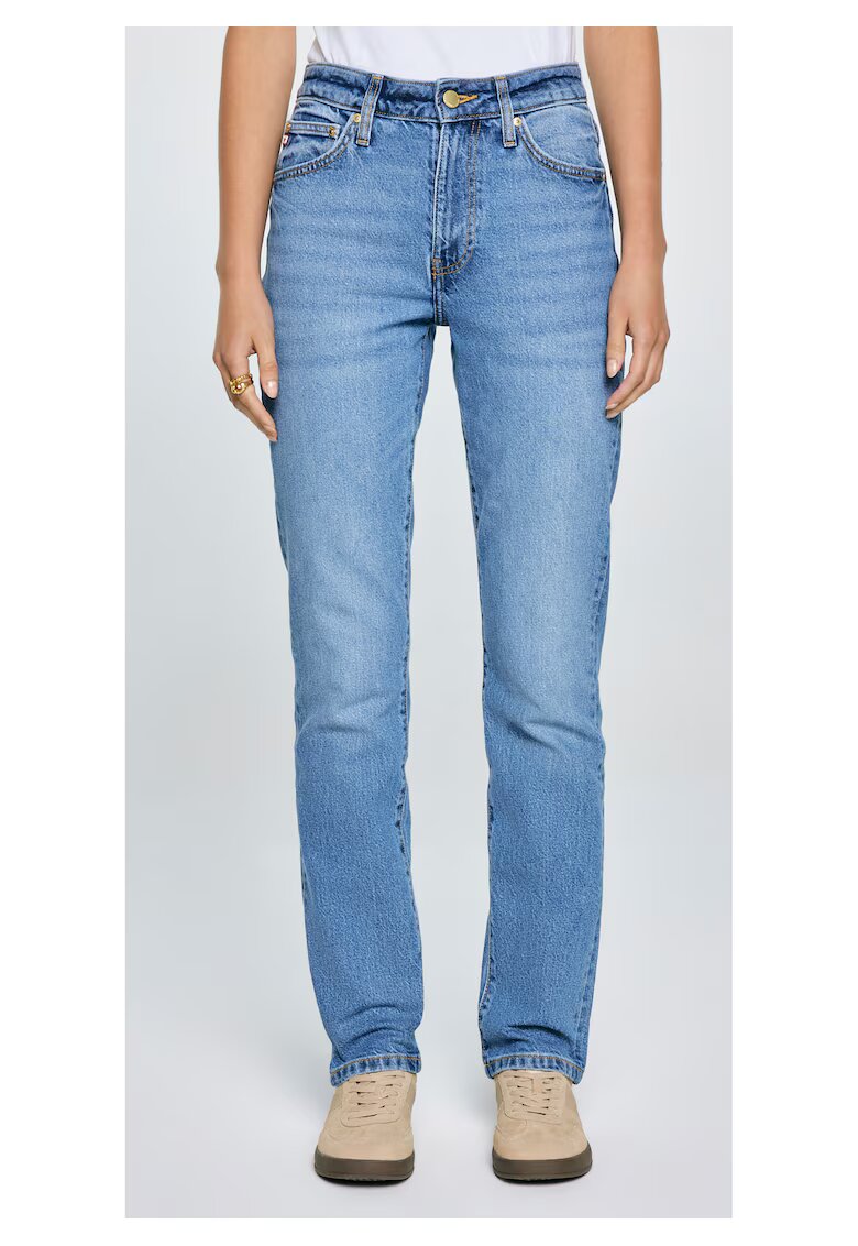 Big Star Blugi cu talie inalta regular fit - Albastru