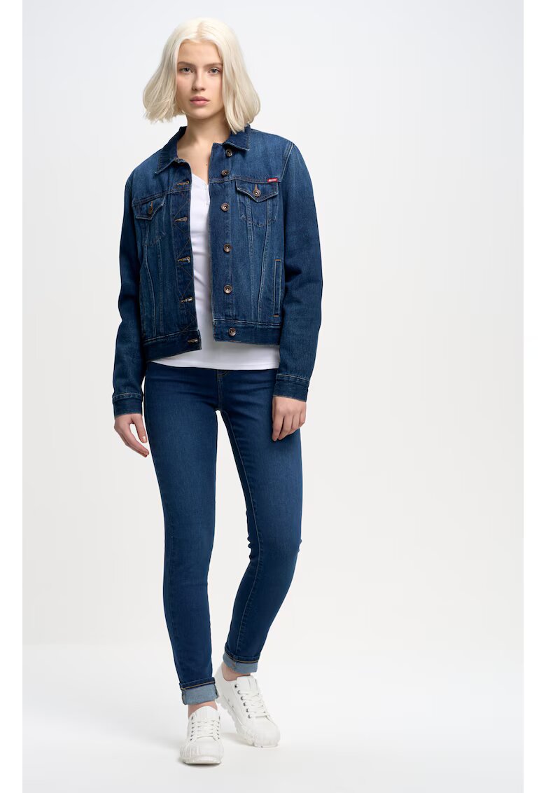 Big Star Blugi skinny cu talie inalta Clara