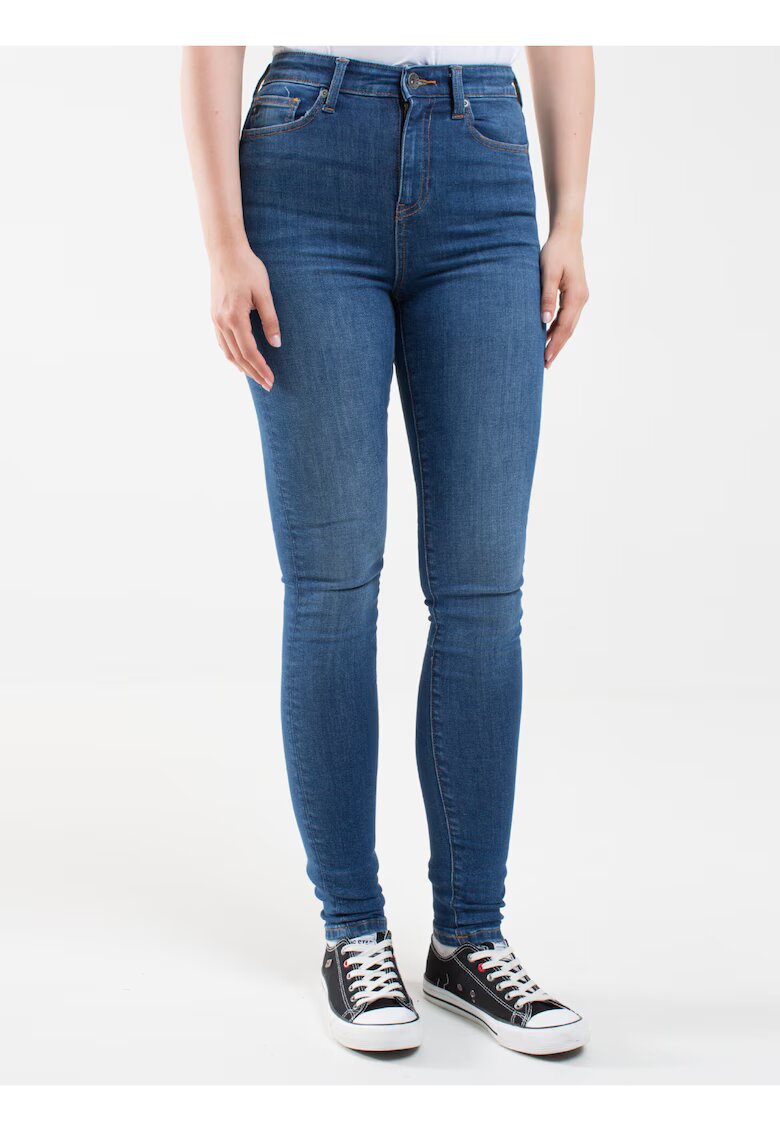 Big Star Blugi skinny cu talie inalta Clarisa 365