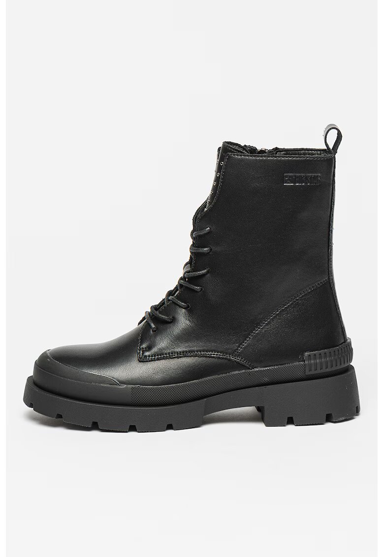 Big Star Bocanci din piele - Negru