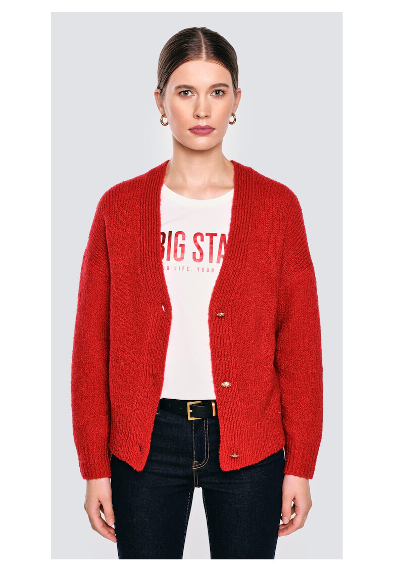 Big Star Cardigan cu decolteu in v