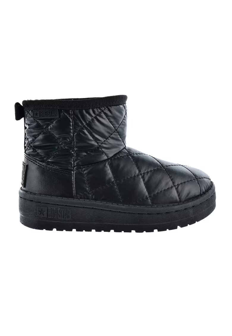 Big Star Cizme de piele ecologica fara inchidere - Negru
