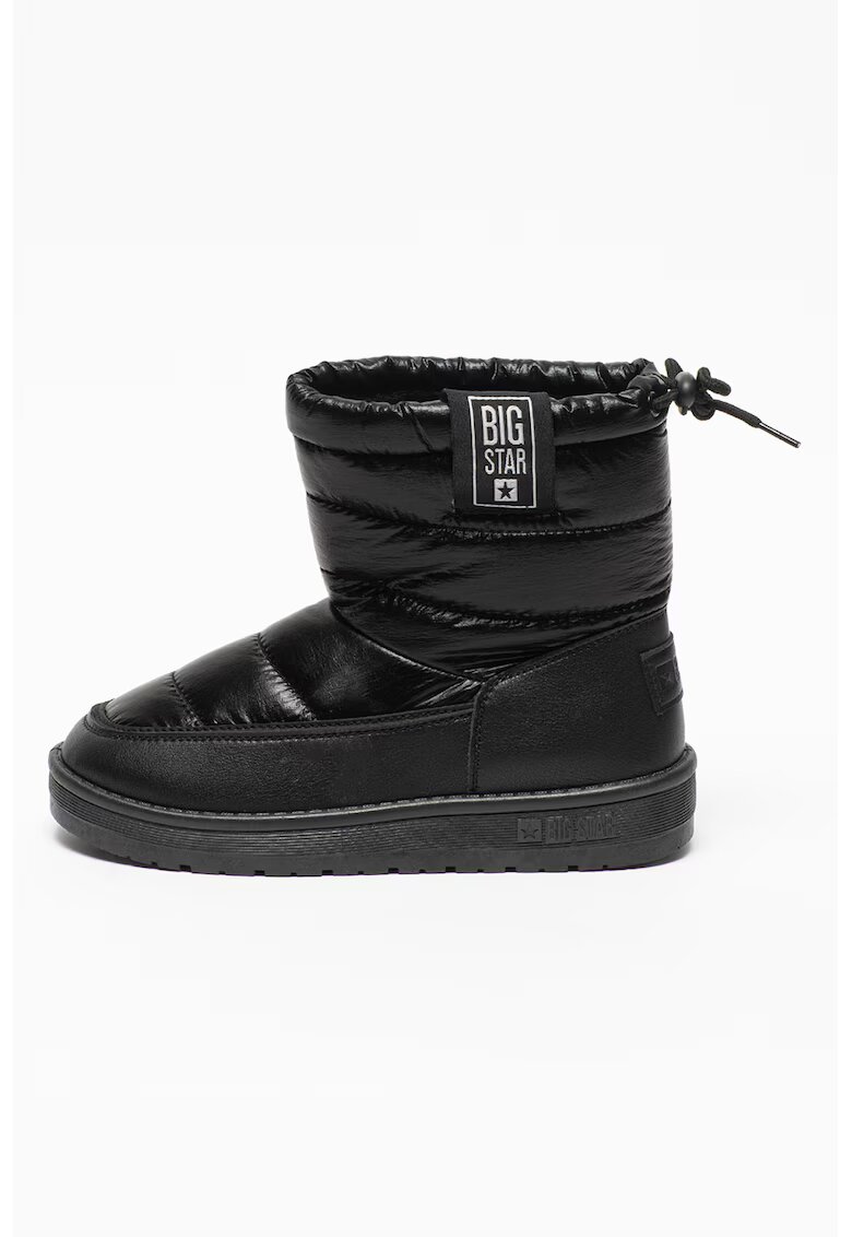 Big Star Cizme scurte fara inchidere - cu snur pentru ajustare - Negru