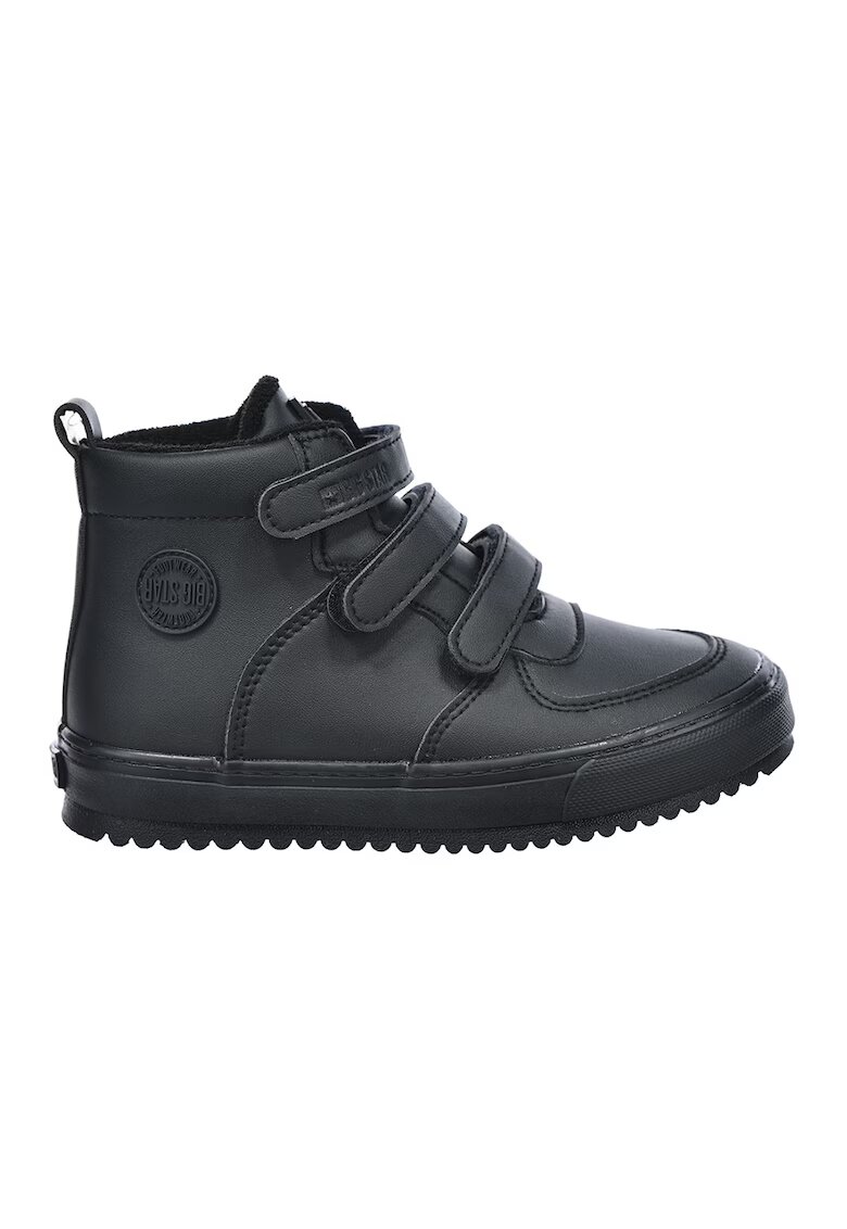 Big Star Ghete de piele ecologica cu benzi velcro - Negru
