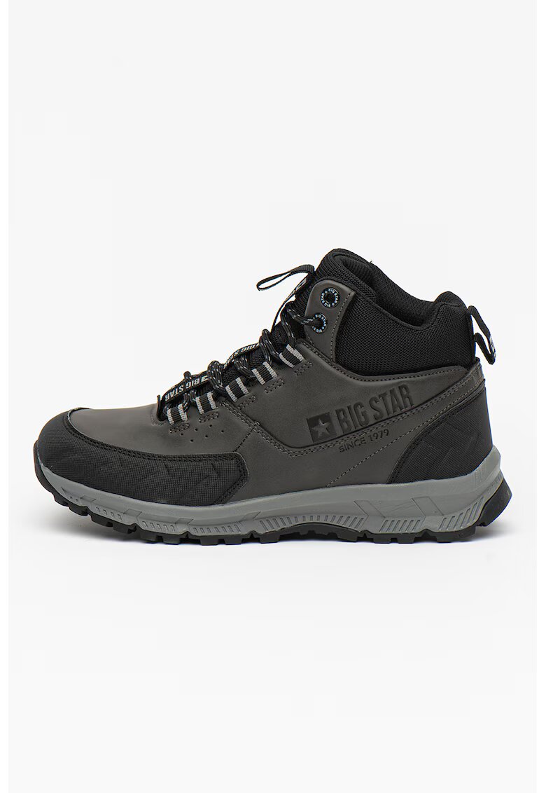 Big Star Ghete de piele ecologica - Gri antracit