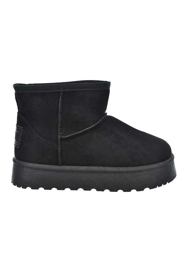 Big Star Ghete de piele intoarsa ecologica - fara inchidere - Negru