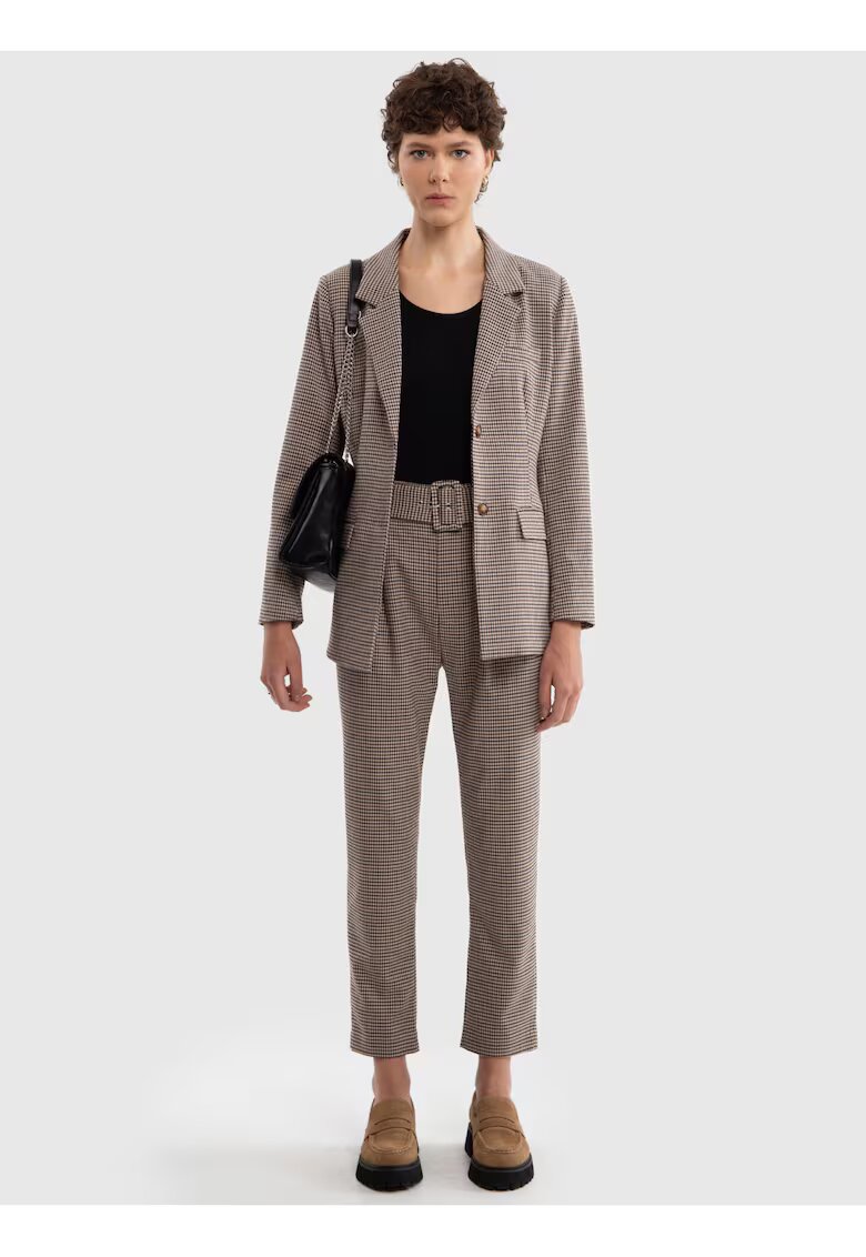 Big Star Pantaloni conici in carouri - Multicolor