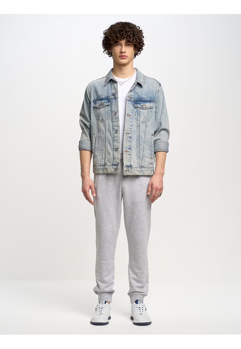 Big Star Pantaloni sport cu buzunare cu fermoar Pylyp 901