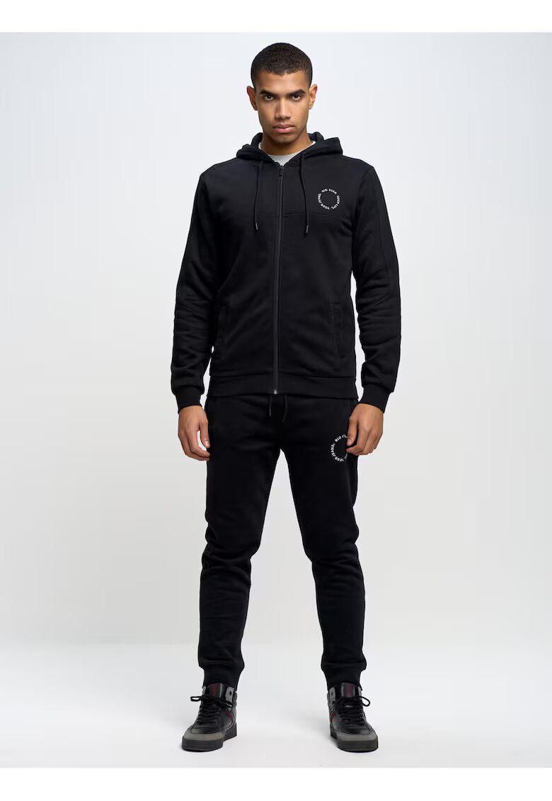 Big Star Pantaloni sport cu buzunare oblice - Negru