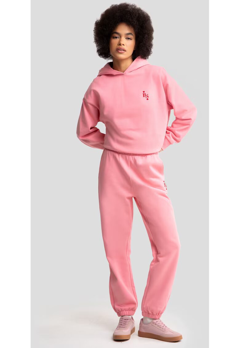 Big Star Pantaloni sport Frejap - Roz