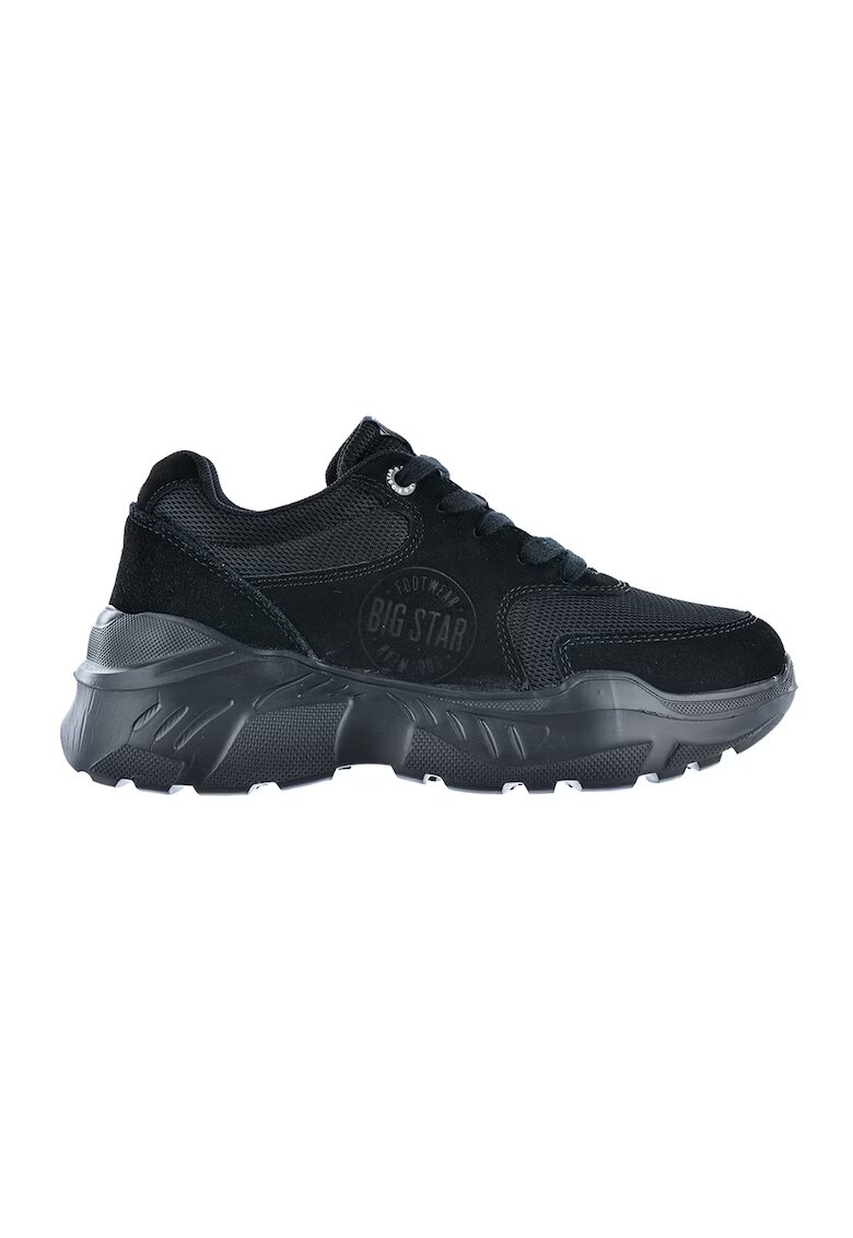 Big Star Pantofi sport cu insertii de piele intoarsa - Negru