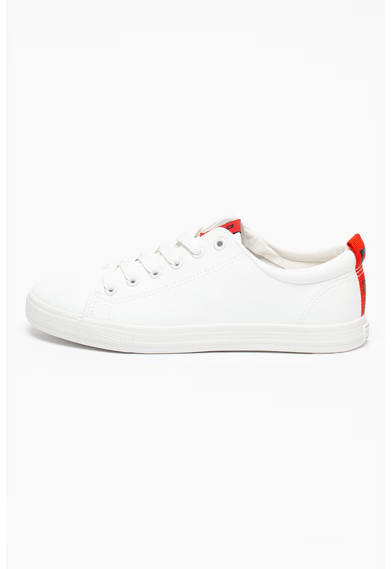 Big Star Pantofi sport de piele ecologica cu detalii contrastante - Alb