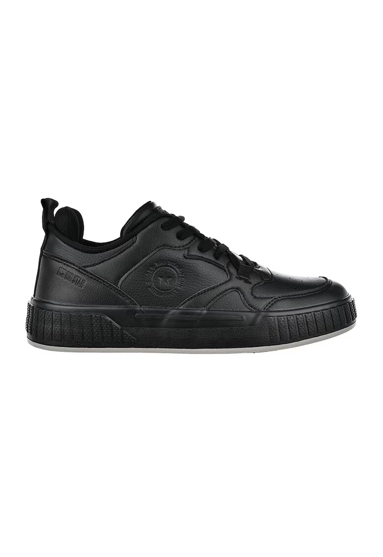 Big Star Pantofi sport de piele ecologica cu detalii logo - Negru