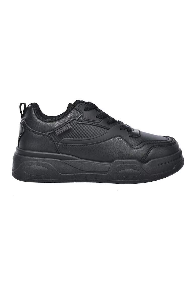 Big Star Pantofi sport de piele ecologica cu logo discret - Negru
