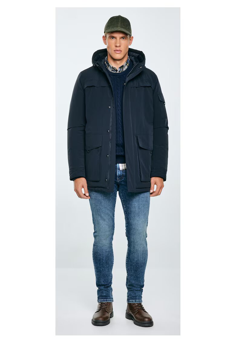 Big Star Parka cu gluga si buzunare laterale
