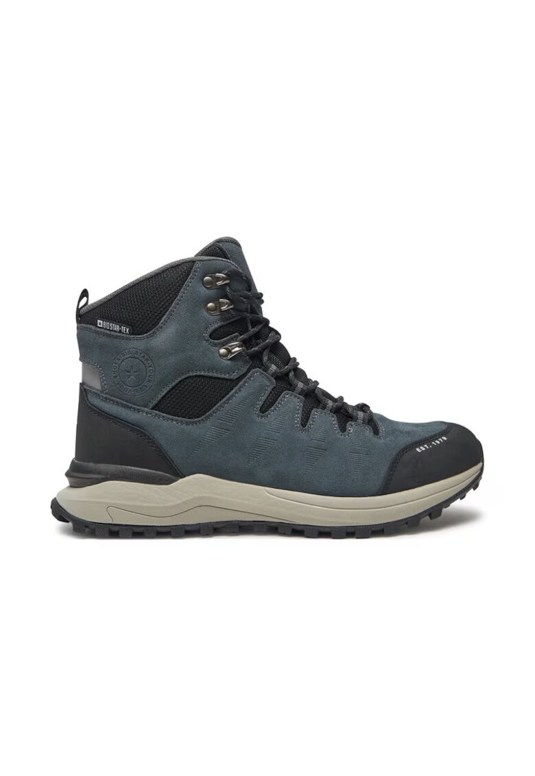 Big Star Shoes Ghete barbati - 71356 - Piele naturala - Gri