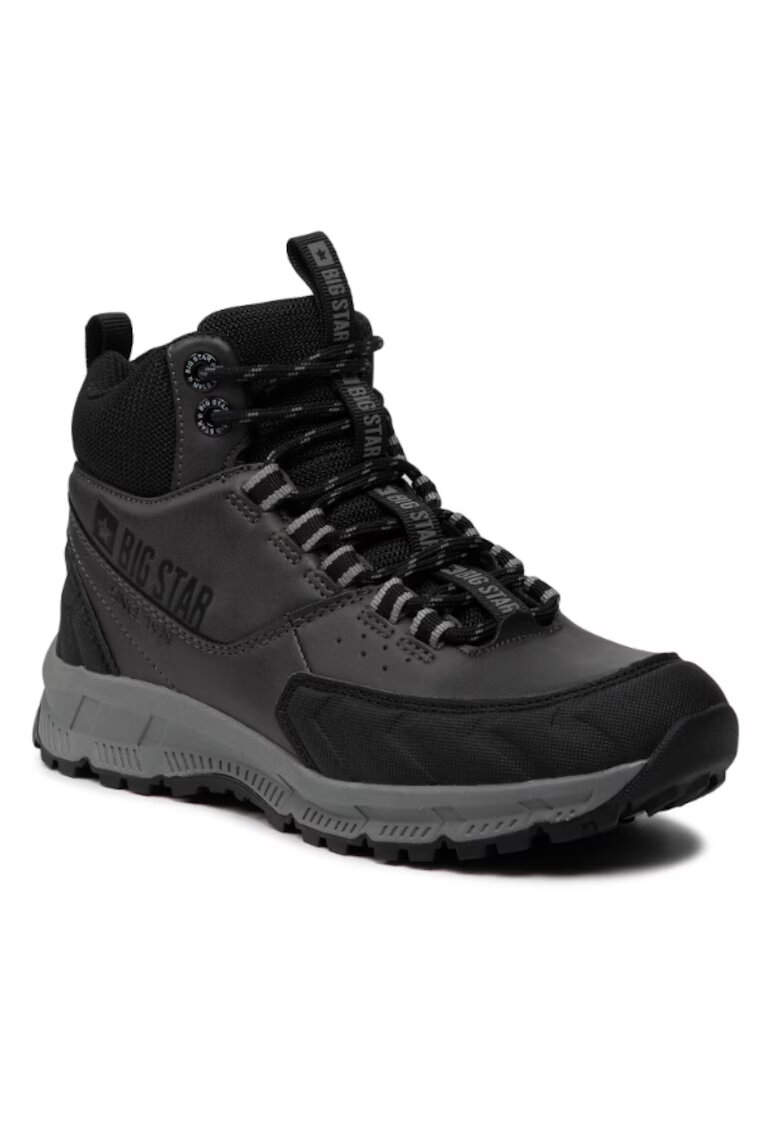 Big Star Shoes Ghete dama Piele ecologica - Gri