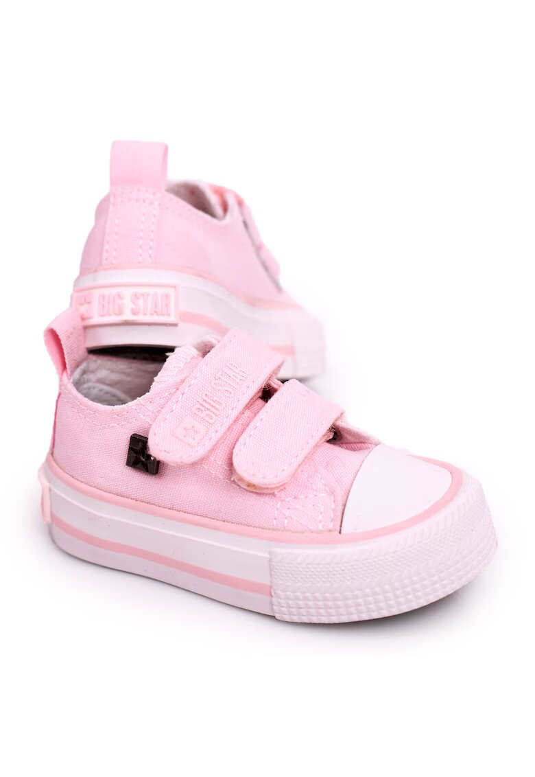 Big Star Shoes Pantofi copii cu velcro BIG STAR HH374203 Roz textil - Roz