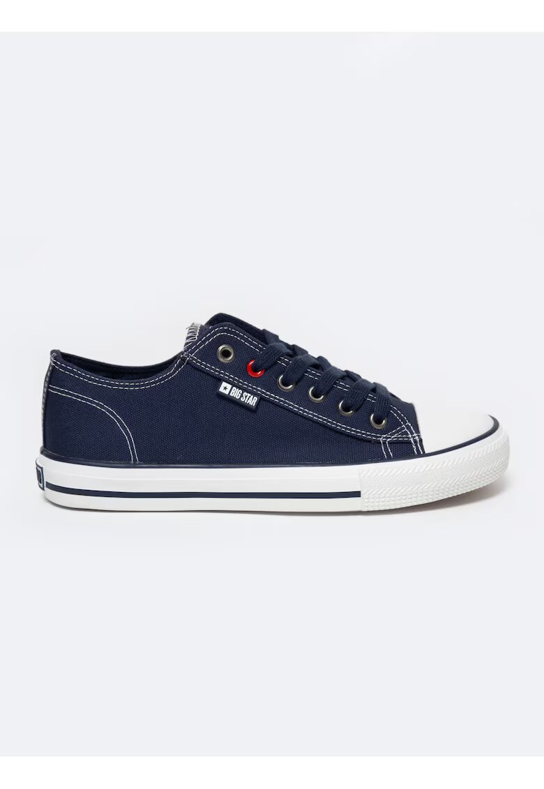 Big Star Tenisi cu logo din material textil